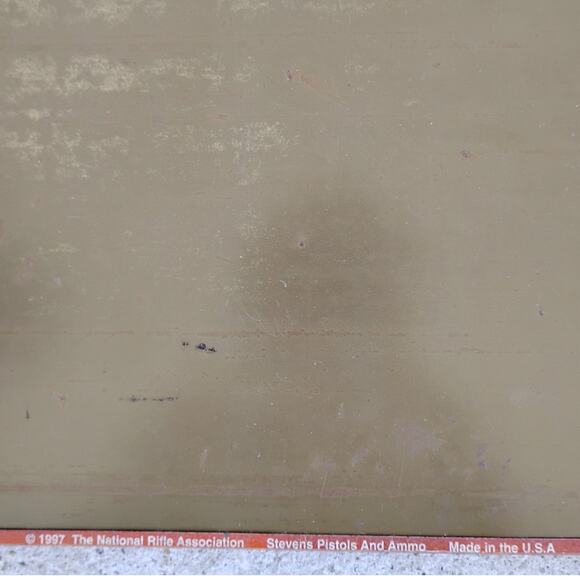 🧨 Original American Rifleman Metal Sign 🔫 NRA Stevens USA - Picture 11 of 14